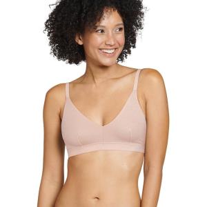 imageJockey Womens Bra Organic Cotton Stretch Triangle BraletteLight
