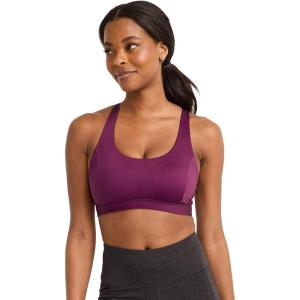 imageJockey Womens Bra Stretch Support Low Impact Sports BraVintage Plum