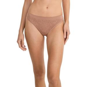 imageJockey Womens Underwear Seamfree ThongAlmond Jacquard