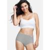 imageJockey Womens Elance Brief  3 PackGrey HeatherCharcoal HeatherBlack