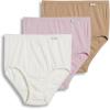 imageJockey Womens Elance Brief  3 PackIvoryLightPink Shadow