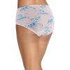 imageJockey Womens Elance Brief  3 PackMarina BlueSimple Scatter DotSimple Spring Bouquet