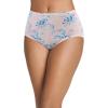 imageJockey Womens Elance Brief  3 PackMarina BlueSimple Scatter DotSimple Spring Bouquet