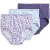 imageJockey Womens Elance Brief  3 PackMidnight IrisBouquet BloomFrothy Blue