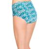 imageJockey Womens Elance Brief  3 PackSubtle MintPlacid Blue PalmDeep Lagoon