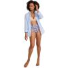 imageJockey Womens Elance Brief  3 PackTeal SlateJoy FloralCaspian Sea