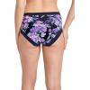 imageJockey Womens Soft Stretch Lace Microfiber BriefFormal Navy Floral