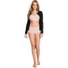 imageJockey Womens Soft Stretch Lace Microfiber BriefPeach Ice
