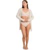 imageJockey Womens Soft Stretch Lace Microfiber ThongPeach Ice
