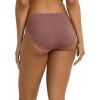 imageJockey Womens Soft Stretch Lace Supersoft Hi CutTuscan Brown