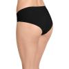 imageJockey Womens Underwear Invisible Edge Microfiber HipsterBlack
