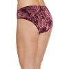 imageJockey Womens Underwear Invisible Edge Microfiber HipsterLuminous Floral