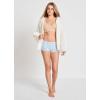 imageJockey Womens Underwear Organic Cotton Stretch BoyshortBright Blue Blooms