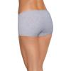 imageJockey Womens Underwear Organic Cotton Stretch BoyshortGrey Heather