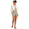 imageJockey Womens Underwear Organic Cotton Stretch BoyshortOpulent Jade Heather