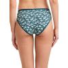 imageJockey Womens Underwear Organic Cotton Stretch Logo Bikini  3 PackCoastlineOpulent Jade HeatherFrayed Teal Floral