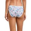 imageJockey Womens Underwear Organic Cotton Stretch Logo Bikini  3 PackGrey HeatherInk WellDitsy Blue Floral