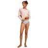 imageJockey Womens Underwear Organic Cotton Stretch Logo Bikini  3 PackGrey HeatherInk WellDitsy Blue Floral