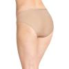 imageJockey Womens Underwear Organic Cotton Stretch Logo Bikini  6 PackAlmondLightIvory