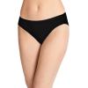 imageJockey Womens Underwear Organic Cotton Stretch Logo Bikini  6 PackBlack