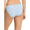 imageJockey Womens Underwear Organic Cotton Stretch Logo Bikini  6 PackOatmeal HeatherTrue BlueBright Blue BloomsLemon FizzOatmeal HeatherTrue Blue
