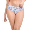 imageJockey Womens Underwear Organic Cotton Stretch Logo Hipster  3 PackGrey HeatherInk WellDitsy Blue Floral