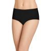 imageJockey Womens Underwear Organic Cotton Stretch Logo Modern Brief  3 PackBlack