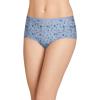 imageJockey Womens Underwear Organic Cotton Stretch Logo Modern Brief  3 PackDreamy BlueSimple Lily Line FloralTrue Navy