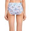imageJockey Womens Underwear Organic Cotton Stretch Logo Modern Brief  3 PackGrey HeatherInk WellDitsy Blue Floral