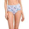 imageJockey Womens Underwear Organic Cotton Stretch Logo Modern Brief  3 PackGrey HeatherInk WellDitsy Blue Floral