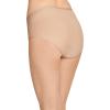 imageJockey Womens Underwear Organic Cotton Stretch Logo Modern Brief  3 PackIvoryLightAlmond