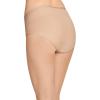 imageJockey Womens Underwear Organic Cotton Stretch Logo Modern Brief  6 PackAlmondLightIvory