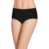 imageJockey Womens Underwear Organic Cotton Stretch Logo Modern Brief  6 PackBlack