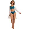 imageJockey Womens Underwear Seamfree Comfort Waist HipsterReally Teal