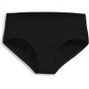 imageJockey Womens Underwear Worry Free Cotton Stretch Heavy Absorbency Full Coverage HipsterBlack