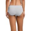 imageJockey Womens Underwear Worry Free Cotton Stretch Heavy Absorbency Full Coverage HipsterGrey Heather