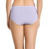 imageJockey Womens Underwear Worry Free Cotton Stretch Heavy Absorbency Full Coverage HipsterViolet Veil