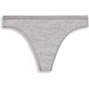 imageJockey Womens Underwear Worry Free Cotton Stretch Light Absorbency ThongGrey Heather