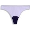 imageJockey Womens Underwear Worry Free Cotton Stretch Light Absorbency ThongViolet Veil