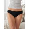 imageJockey Womens Underwear Worry Free Cotton Stretch Moderate Absorbency BikiniBlack