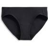 imageJockey Womens Underwear Worry Free Cotton Stretch Moderate Absorbency BikiniBlack Out