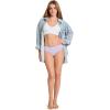 imageJockey Womens Underwear Worry Free Cotton Stretch Moderate Absorbency BikiniViolet Veil