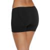 imageJockey Womens Underwear Worry Free Cotton Stretch Moderate Absorbency Boxer BriefBlack