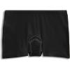 imageJockey Womens Underwear Worry Free Cotton Stretch Moderate Absorbency Boxer BriefBlack