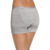 imageJockey Womens Underwear Worry Free Cotton Stretch Moderate Absorbency Boxer BriefGrey Stone