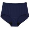 imageJockey Womens Underwear Worry Free Cotton Stretch Moderate Absorbency BriefNavy
