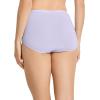 imageJockey Womens Underwear Worry Free Cotton Stretch Moderate Absorbency BriefViolet Veil