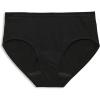 imageJockey Womens Underwear Worry Free Cotton Stretch Moderate Absorbency HipsterBlack