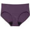 imageJockey Womens Underwear Worry Free Cotton Stretch Moderate Absorbency HipsterCherry Wine