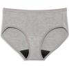 imageJockey Womens Underwear Worry Free Cotton Stretch Moderate Absorbency HipsterGrey Heather